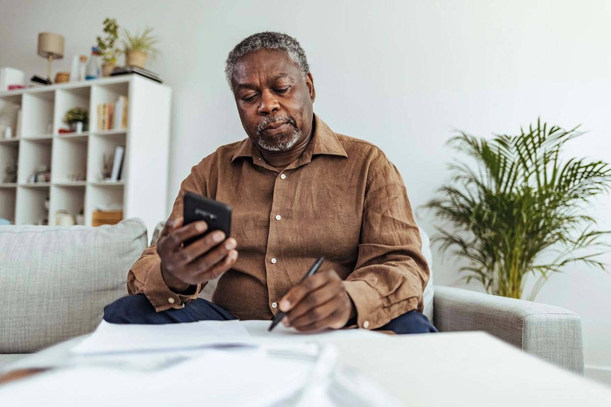 Man Doing Taxes