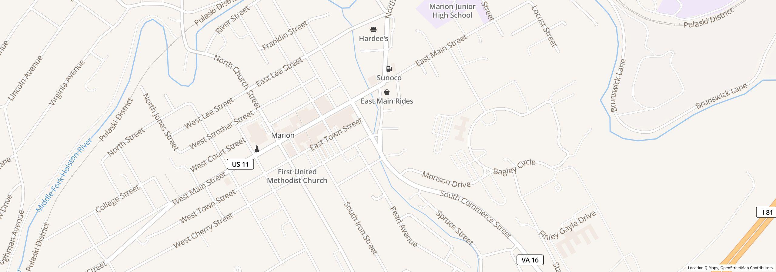 Mapa de la oficina